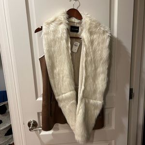 Dolce Gabi Faux Fur Vest Size S